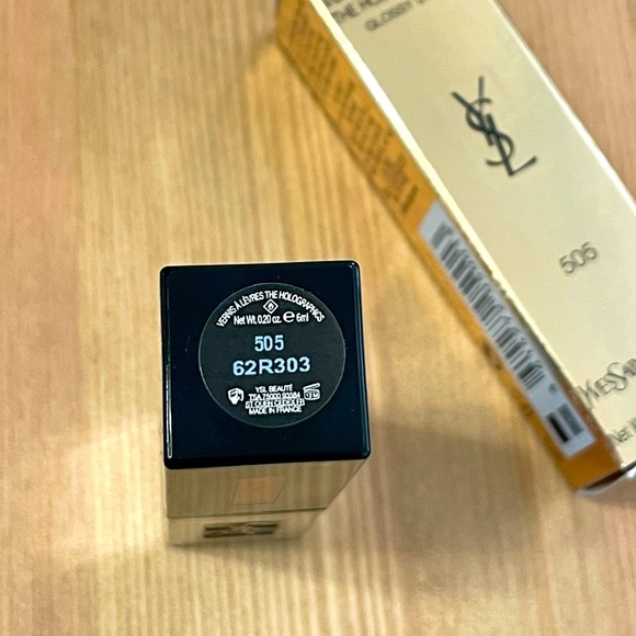 Yves Saint Laurent Glossy Stain Holographics in 505 Video Red - Picture 5 of 6